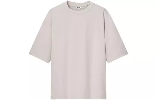 UNIQLO Футболка унисекс, Светло-серый