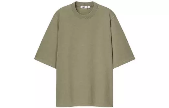 UNIQLO Футболка унисекс, Зеленый