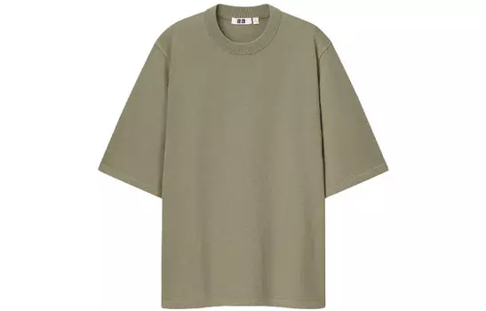 UNIQLO Футболка унисекс, зеленый