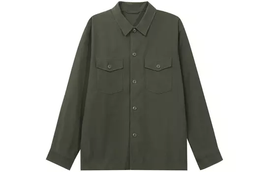 UNIQLO Куртка унисекс темно-оливковая