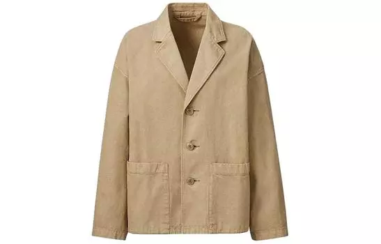 UNIQLO Куртка, женская цвета хаки