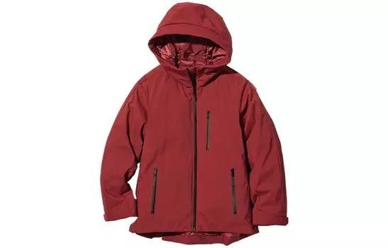 UNIQLO Куртка женская ягодно-красная