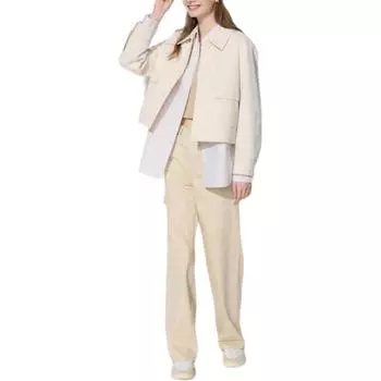 UNIQLO Куртка женская, светло-бежевая