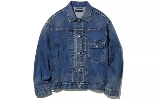 UNIQLO Мужская джинсовая куртка, Лагуна