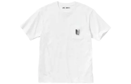 UNIQLO Мужская футболка, Белый