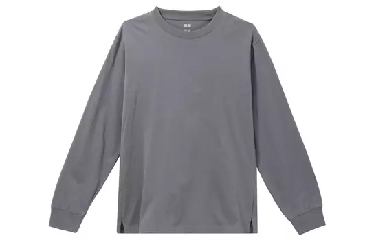 UNIQLO Мужская футболка, цвет Asphalt Gray