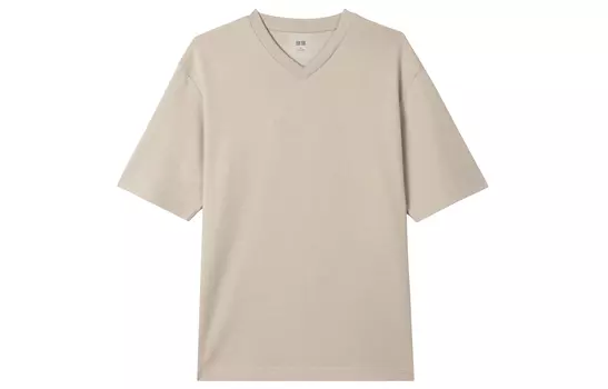 UNIQLO Мужская футболка, цвет Beige