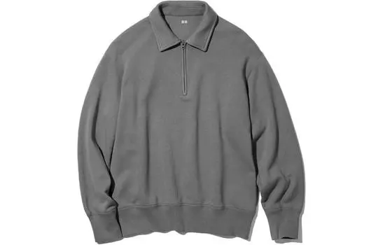 Uniqlo Мужская толстовка, цвет lead gray