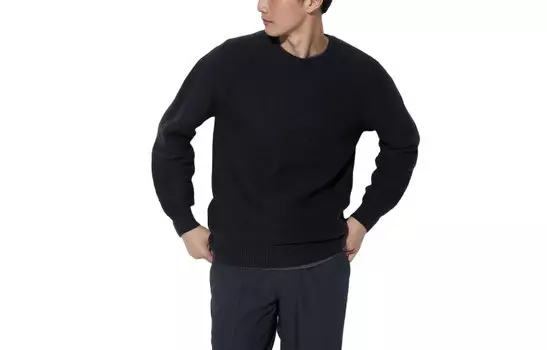 UNIQLO Мужской трикотаж, цвет Black