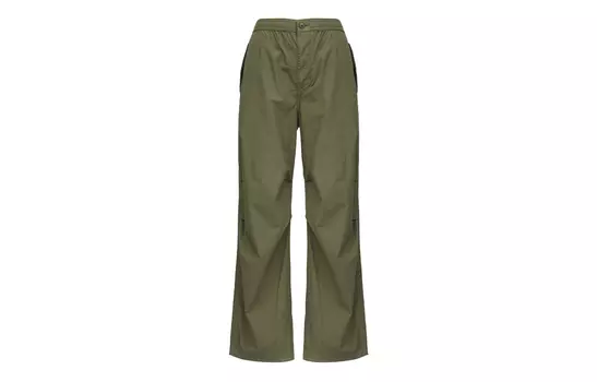 UNIQLO Повседневные брюки унисекс темно-оливкового цвета