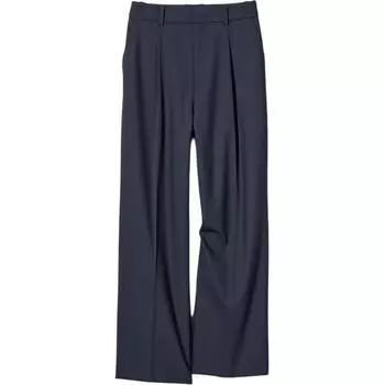 UNIQLO Повседневные брюки женские темно-синие