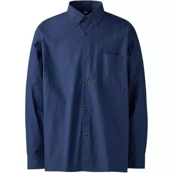 UNIQLO Рубашка унисекс C Collection, темно-синяя