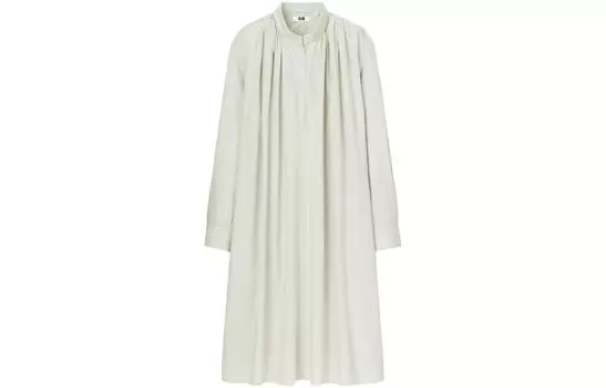 UNIQLO SS22 Платье средней длины, зеленое