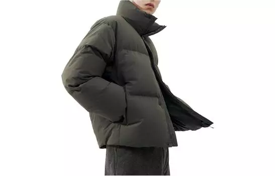 UNIQLO Стеганая куртка унисекс, Тимьян