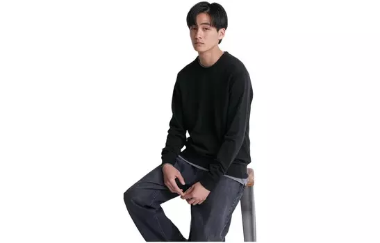 UNIQLO Свитер унисекс, цвет Black