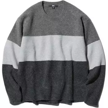 UNIQLO Свитер женский свинцово-серый