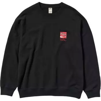 UNIQLO Свитшот Keith Haring X Coca Cola X Keith Haring X Coca Cola, унисекс, черная
