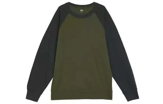 UNIQLO Толстовка унисекс темно-оливковая