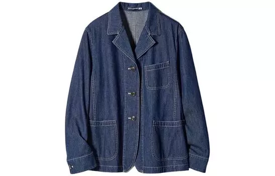 UNIQLO Женская джинсовая куртка, цвет Dark Blue