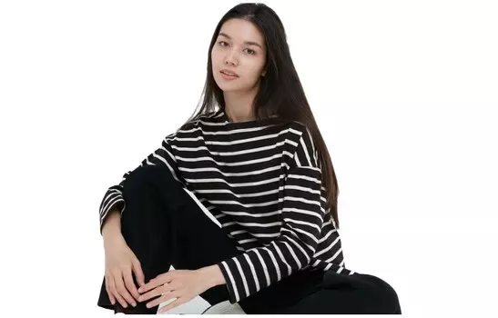 UNIQLO Женская футболка, цвет Black