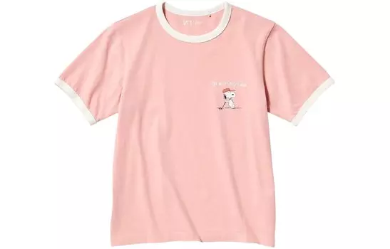 UNIQLO Женская футболка, цвет Pink