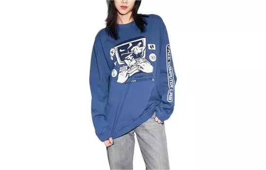 UNIQLO Женская футболка, синий