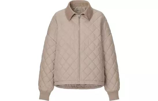 UNIQLO Женская куртка, цвет бежевый