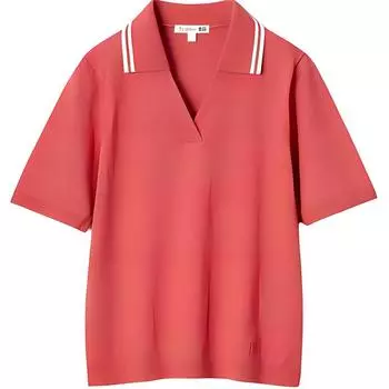 UNIQLO Женская рубашка поло Jw Anderson X Jw Anderson Co-Branded Series, красные
