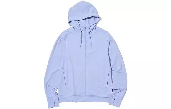 UNIQLO Женская солнцезащитная одежда, цвет морская соль синего цвета