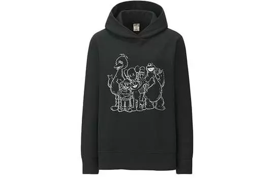UNIQLO Женская толстовка, цвет Black