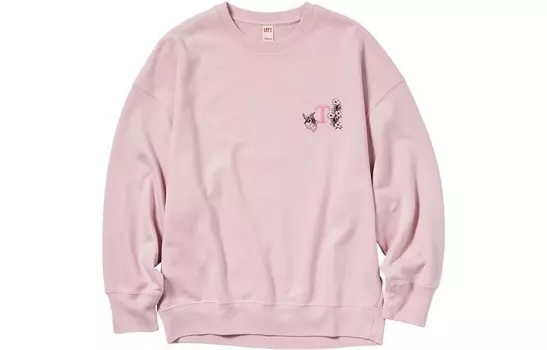 UNIQLO Женская толстовка, цвет Pink