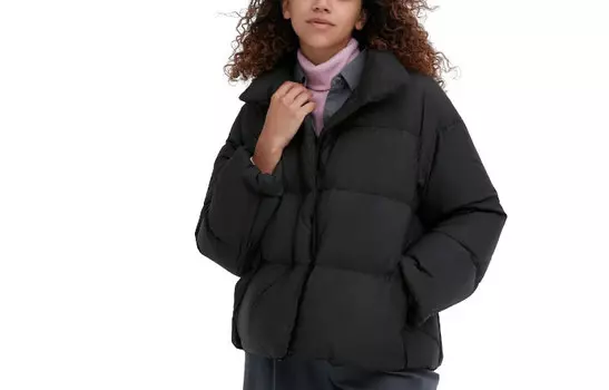 UNIQLO Женский пуховик, цвет Black