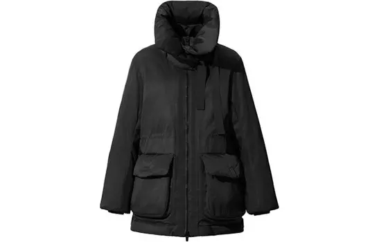UNIQLO Женский пуховик, цвет Black