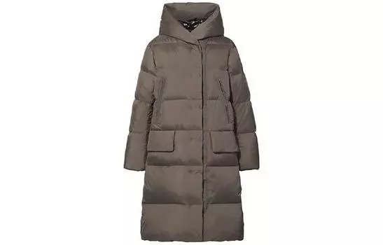 UNIQLO Женский пуховик, цвет Brown