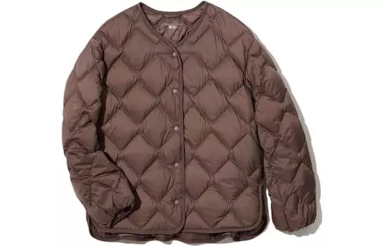 UNIQLO Женский пуховик, цвет Brown