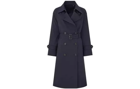 UNIQLO Женский тренчкот темно-синего цвета