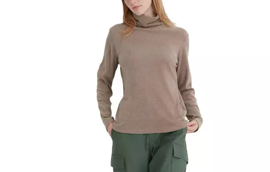 UNIQLO Женский трикотаж, цвет 32 dark beige