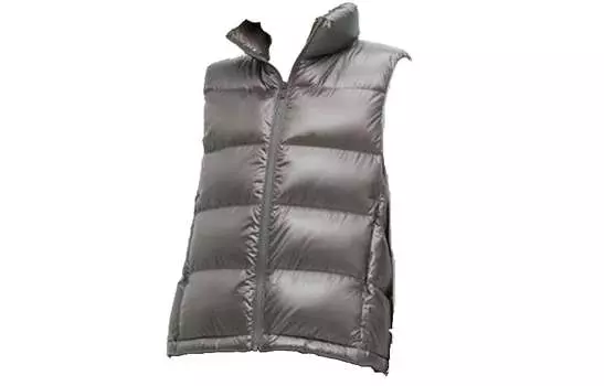 Жилет Uniqlo Ultra Light Down Shiny Puffer Vest, серый