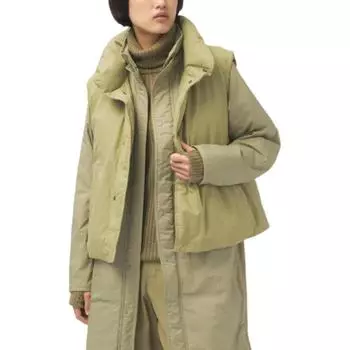 UNIQLO Жилет женский U Collection, зеленый