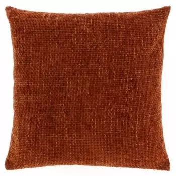 Unique Living - Декоративная подушка Nelly 45x45см кожа коричневого цвета