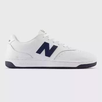 Unisex BB80 New Balance повседневные кроссовки, белый/темно-синий