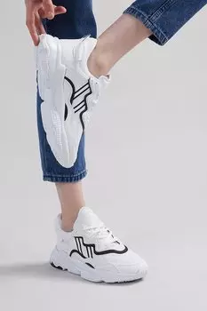 Унисекс Белая Черная спортивная обувь Tb248 TONNY BLACK