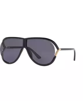 Унисекс большие солнцезащитные очки, FT1197 TR001938 Tom Ford, черный
