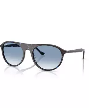 Унисекс большие солнцезащитные очки, RB2215 Ray-Ban, коричневый