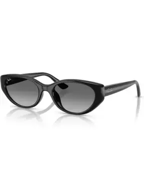 Унисекс большие солнцезащитные очки, RB4457D Ray-Ban, черный