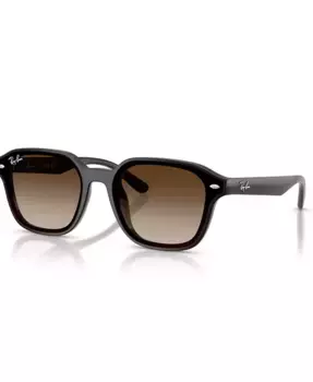 Унисекс большие солнцезащитные очки, RB4458D Ray-Ban, коричневый