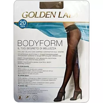 Унисекс CALZECOL39NNER2 Колготки утягивающие 20 ден черные размер 39n Golden Lady