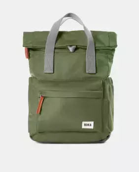 Унисекс canfield b рюкзак из переработанного нейлона маленький военный зеленый водоотталкивающий Roka, темно-зеленый