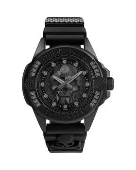 Унисекс-часы The $kull с кристаллами, 41 мм PHILIPP PLEIN, черный