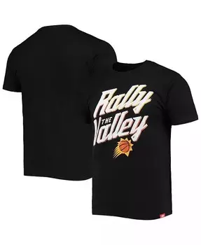 Унисекс Черная удобная футболка Phoenix Suns Rally The Valley Tri-Blend Sportiqe, черный